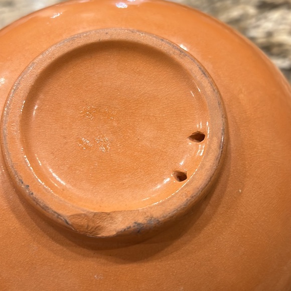 Two vintage items bowl and small plate - Picture 5 of 7